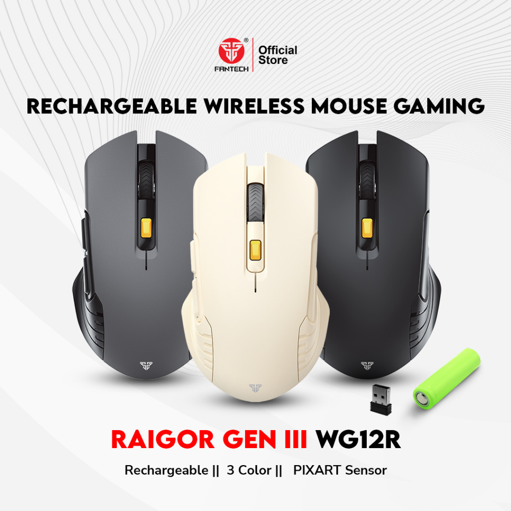 Mouse Wireless Terbaik Fantech RAIGOR