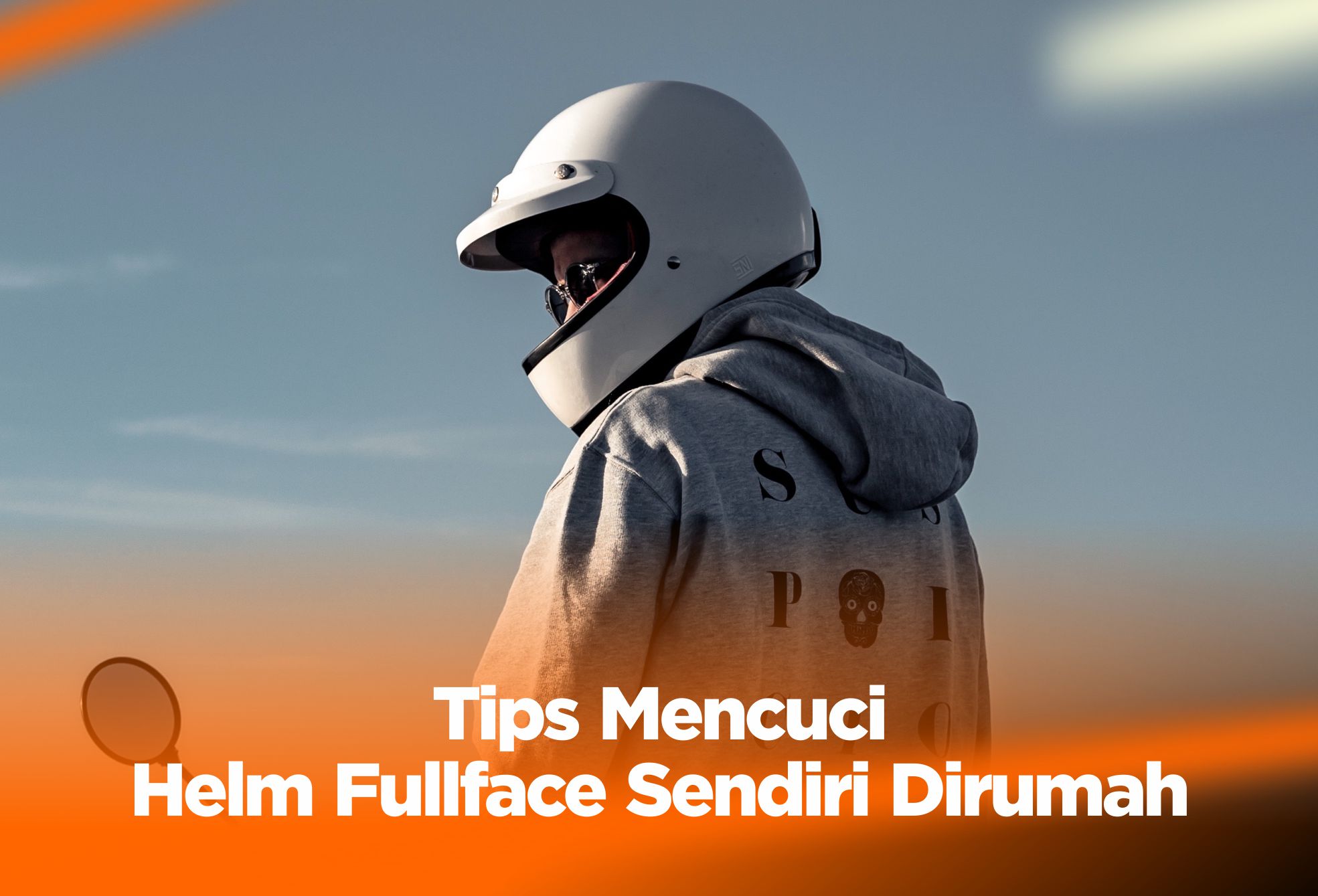 Tips Mencuci Helm Fullface Sendiri Dirumah
