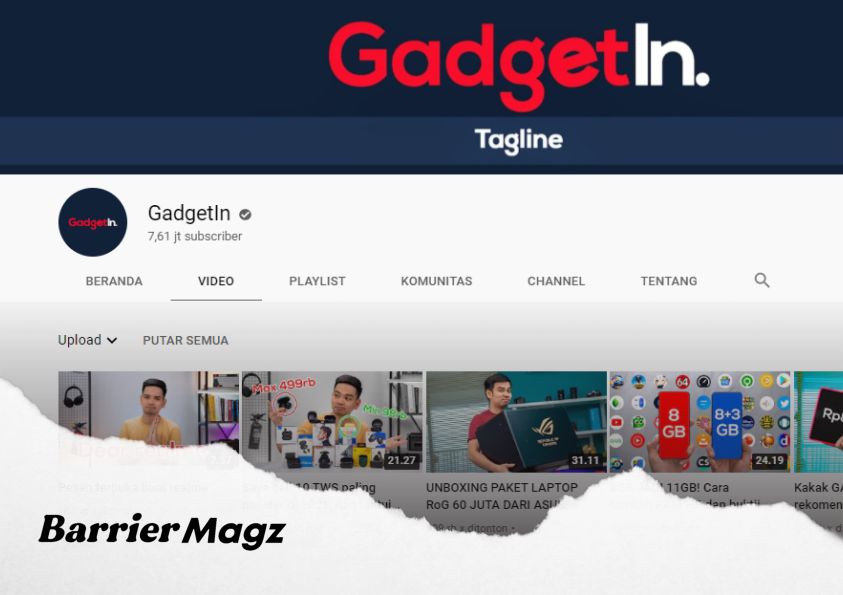 Rekomendasi Channel Youtube Review Gadget Indonesia