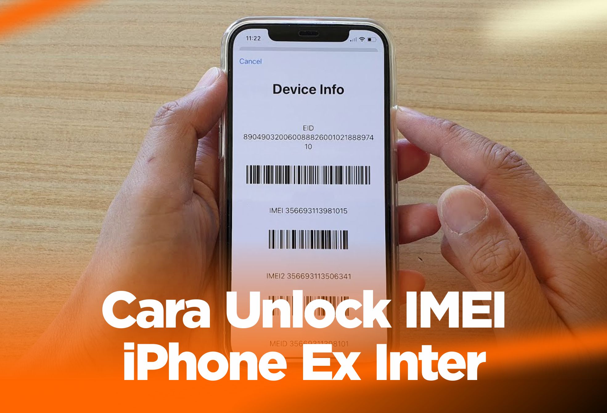 Cara Unlock IMEI iPhone Ex Inter