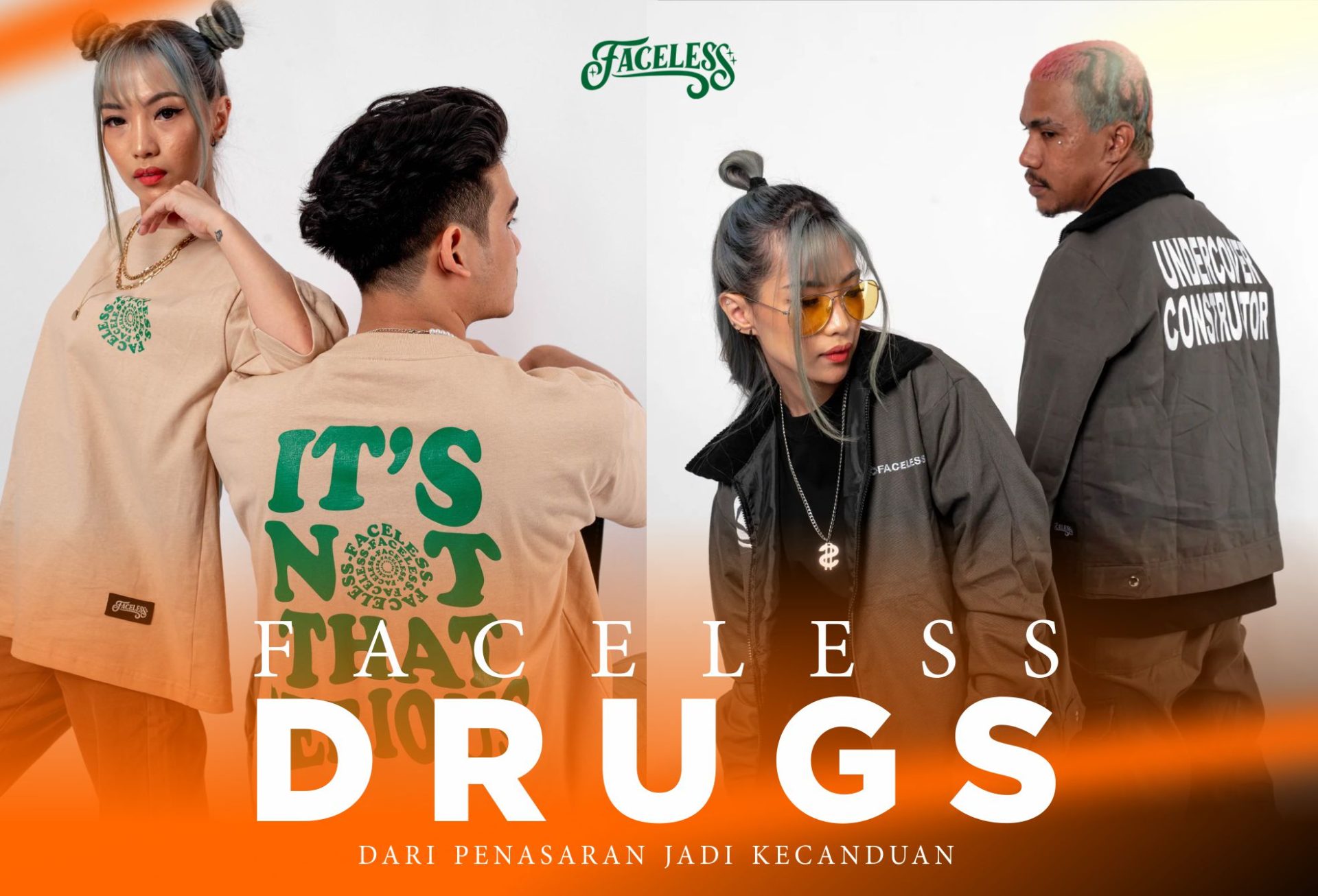 Faceless Luncurkan Koleksi Perdana Bertajuk “DRUGS”