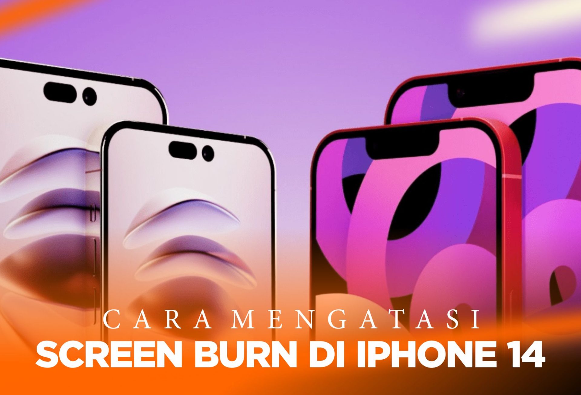 Screen Burn di iPhone 14