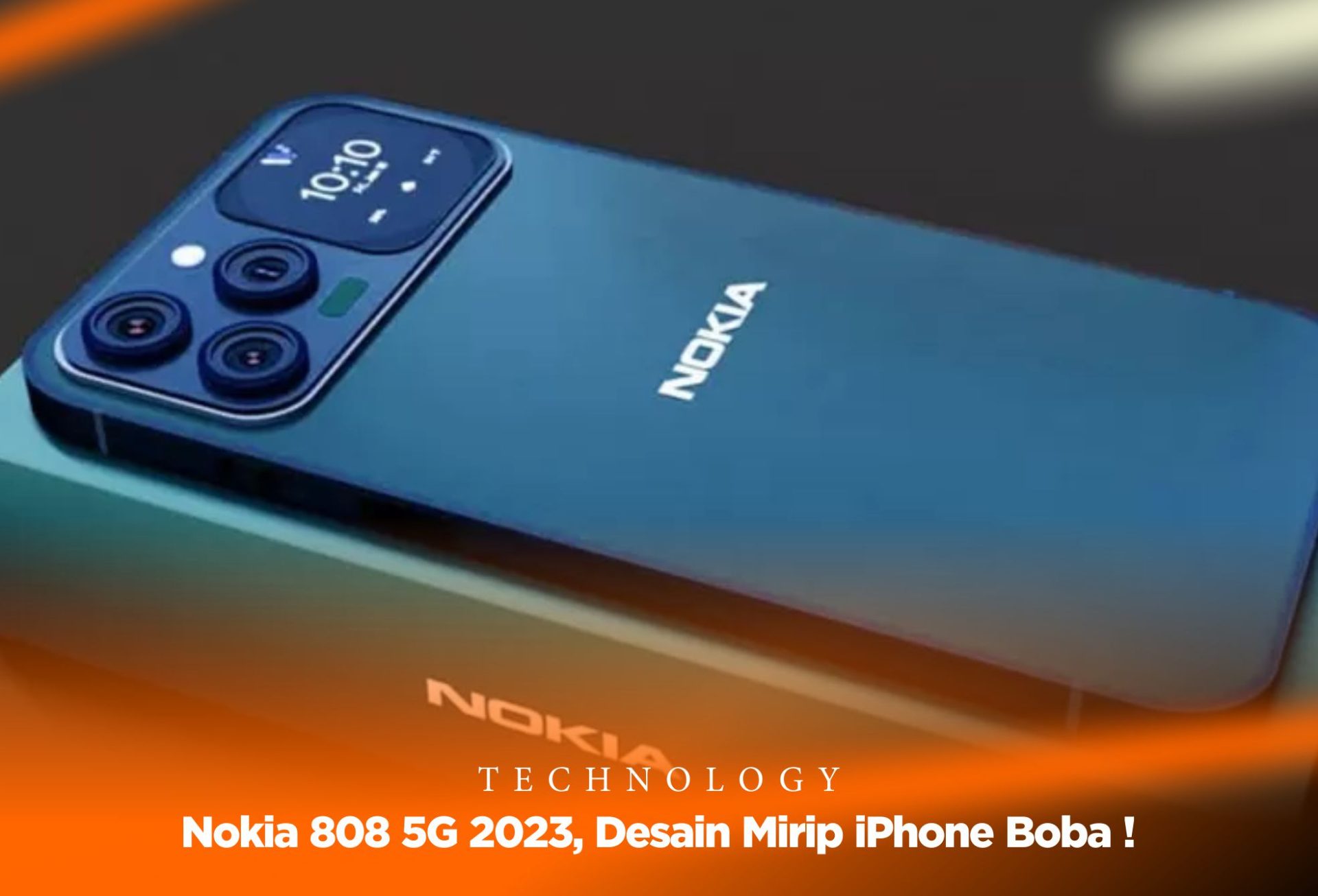Nokia 808 5G 2023, Desain Mirip iPhone Boba !