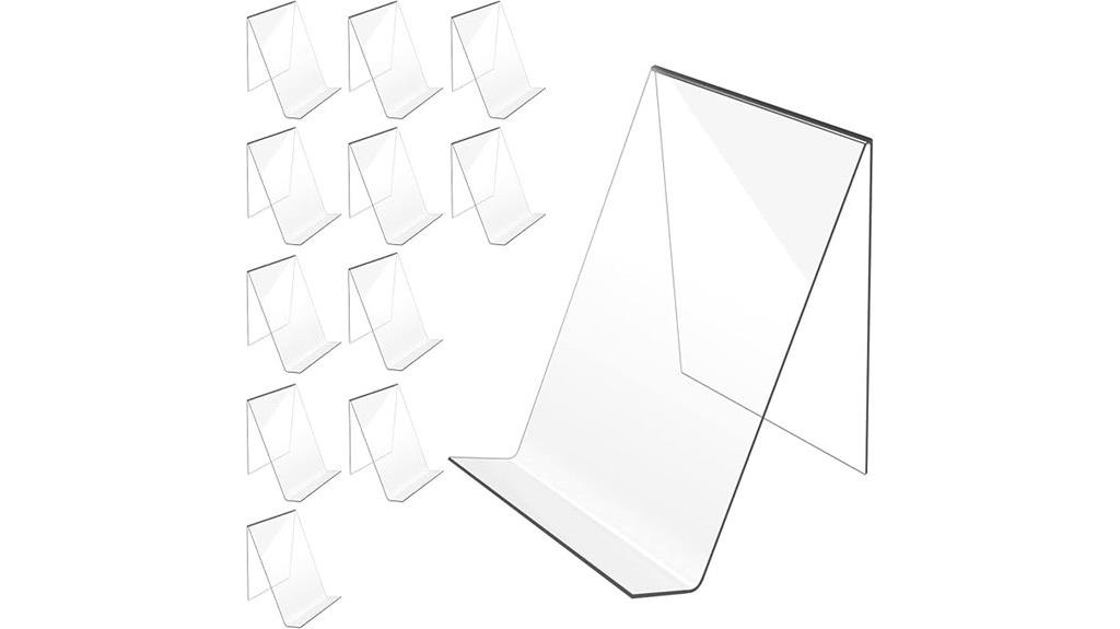 12 pack acrylic book holders