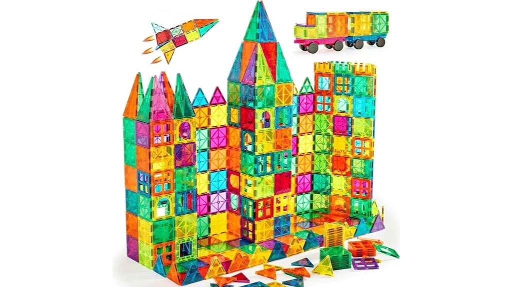 134 piece magnetic building set