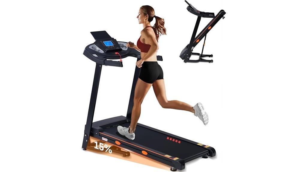15 auto incline treadmill