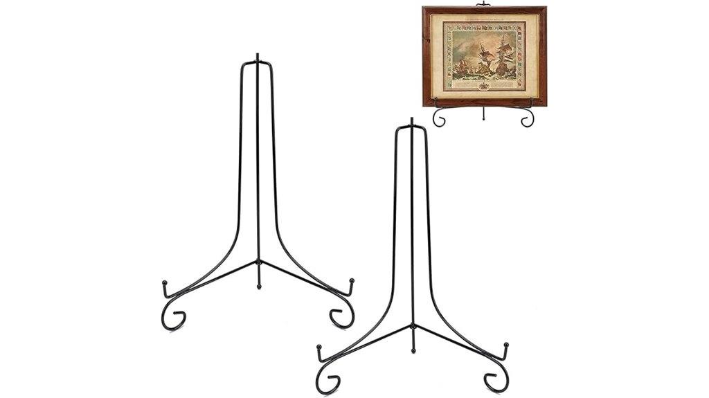 15 inch iron display stands