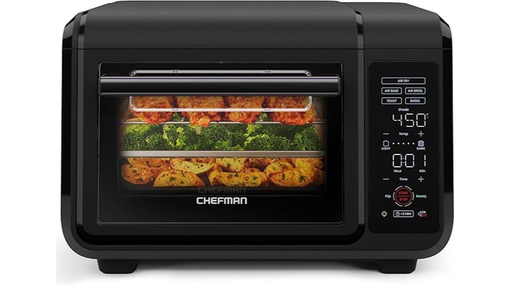 15 quart black toaster oven