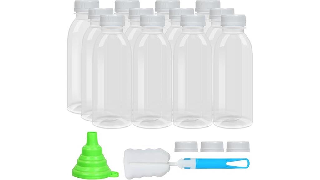 16oz reusable plastic bottles