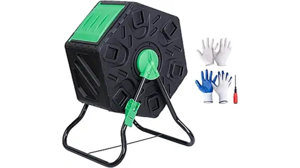 18 5 gallon compost tumbler