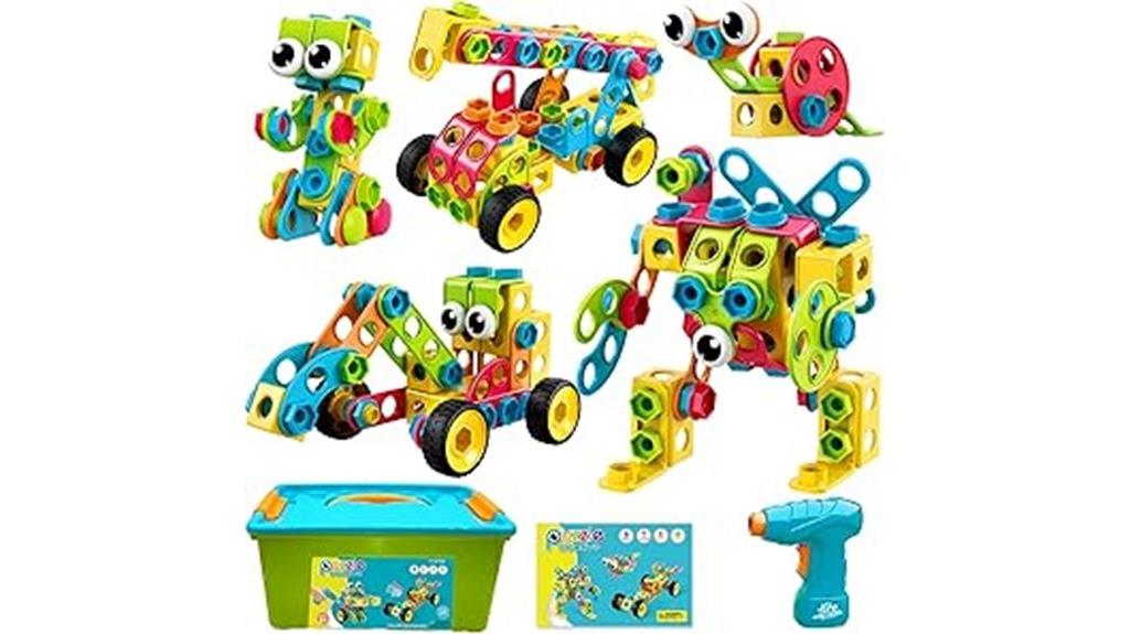 195 piece stem building set