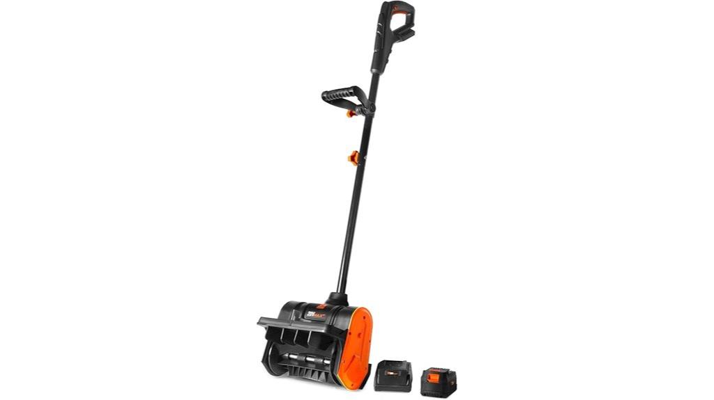 20v cordless snow shovel