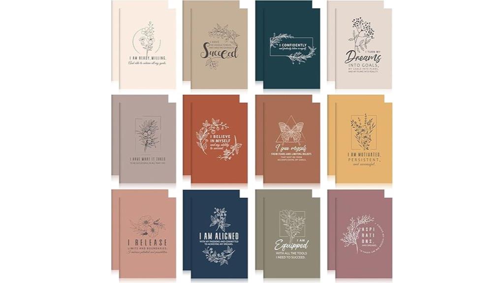 24 affirmation notebooks bundle