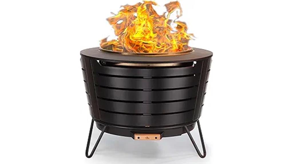 25 inch smokeless fire pit
