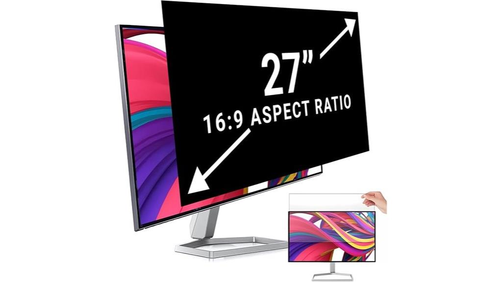 27 inch widescreen privacy screen
