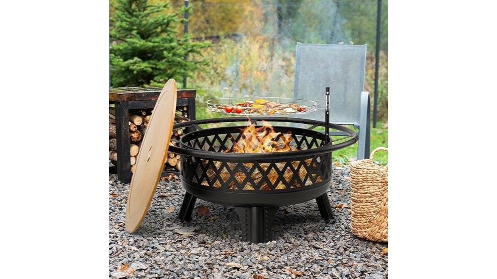 38 inch outdoor fire pit