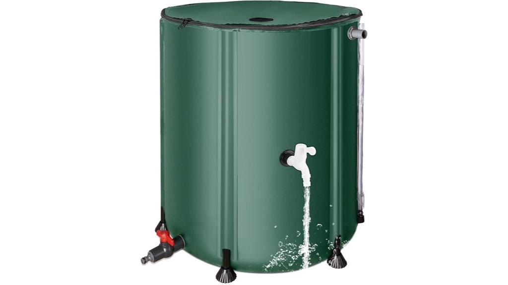 50 gallon collapsible rain barrel