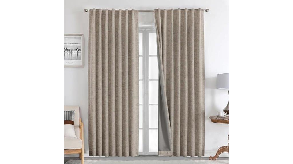 84 inch blackout curtain set