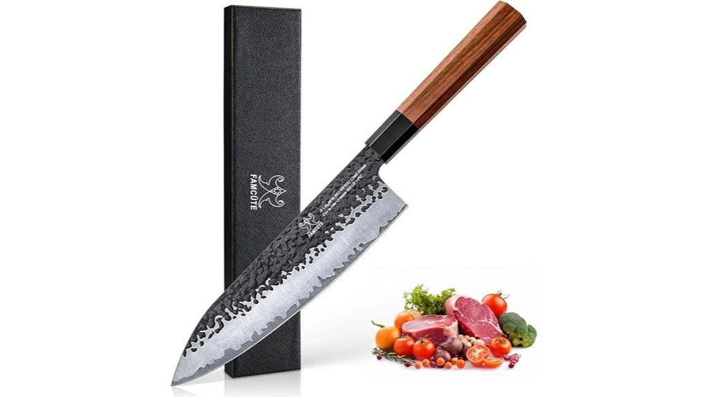 8 inch forged steel knife
