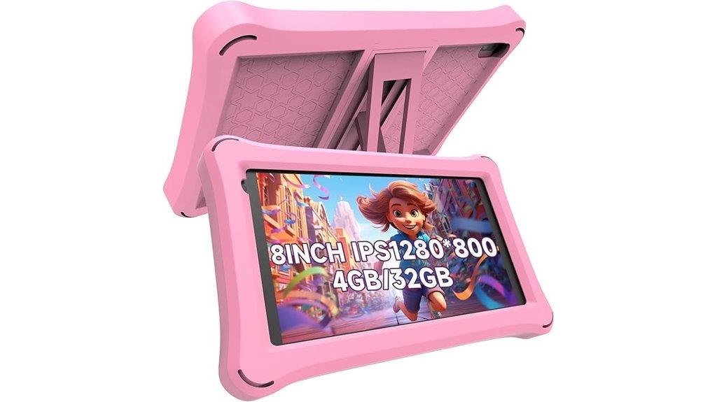 8 inch kids tablet with safety