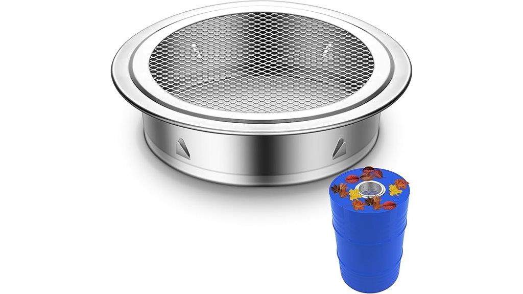8 inch rain barrel filter