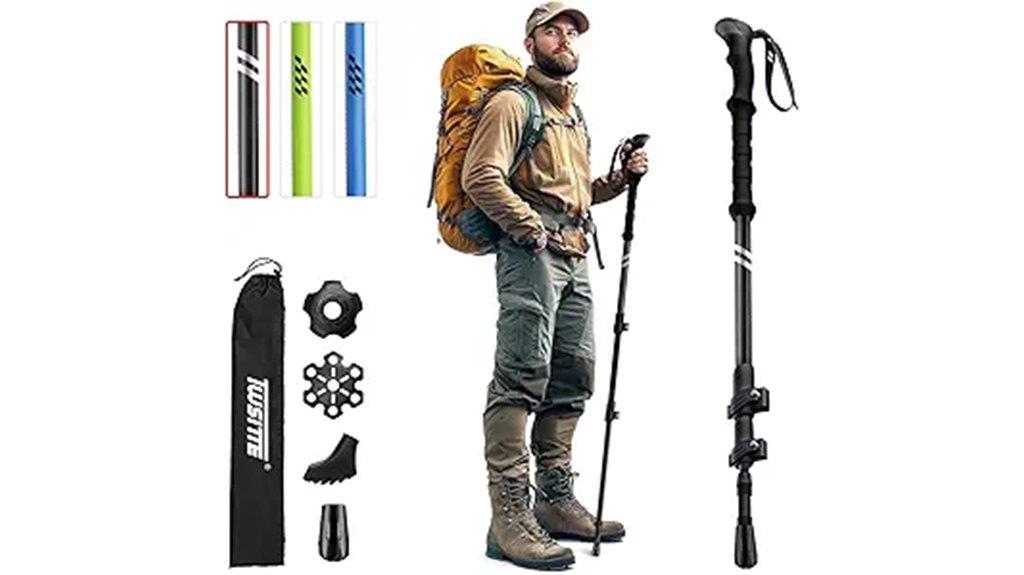 adjustable aluminum hiking poles
