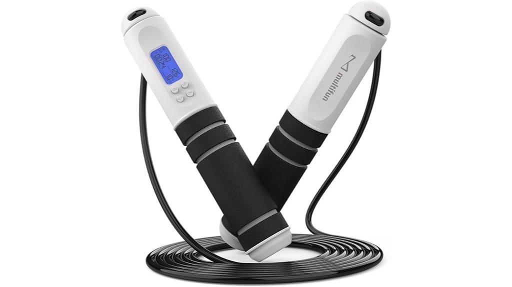 adjustable calorie counting jump rope
