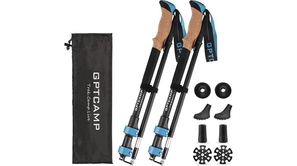 adjustable hiking poles pack