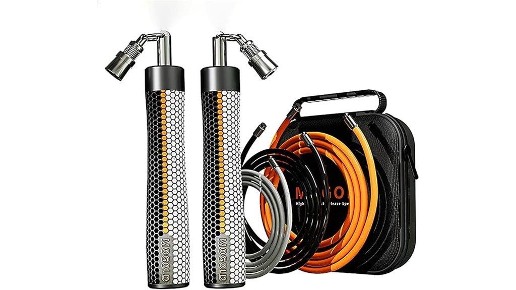 adjustable leather grip rope