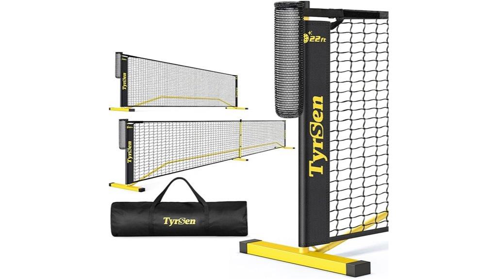 adjustable portable pickleball nets