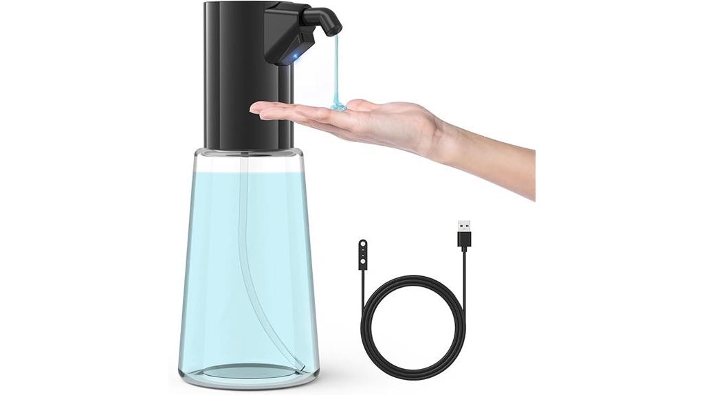 adjustable rechargeable touchless dispenser