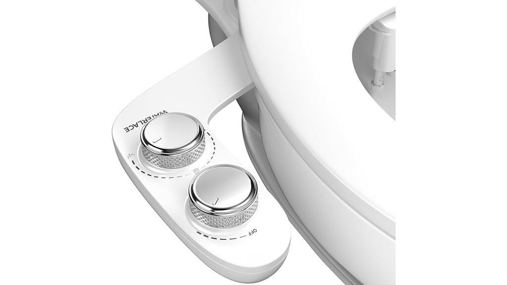 adjustable water pressure bidet