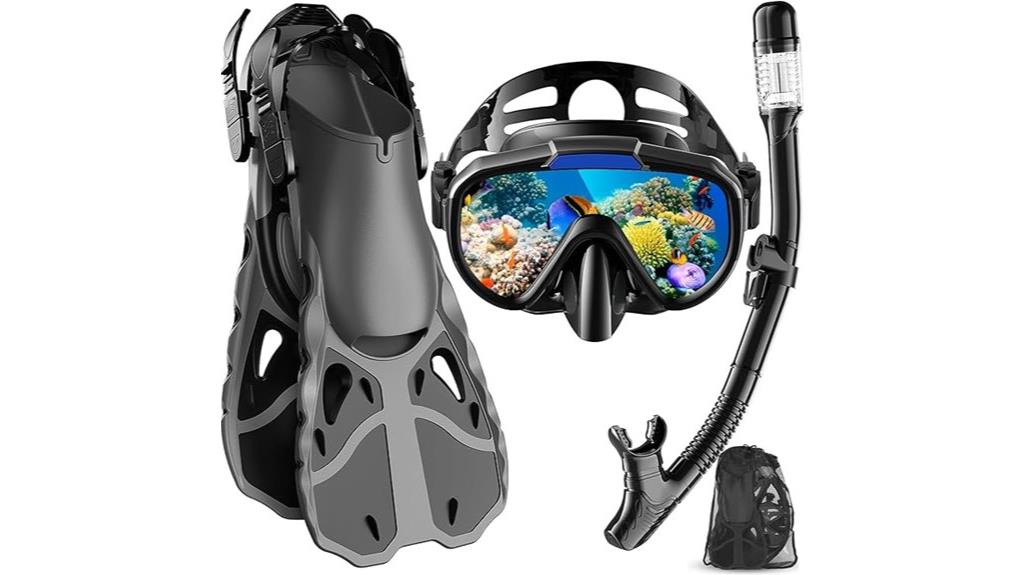 adults snorkel gear set