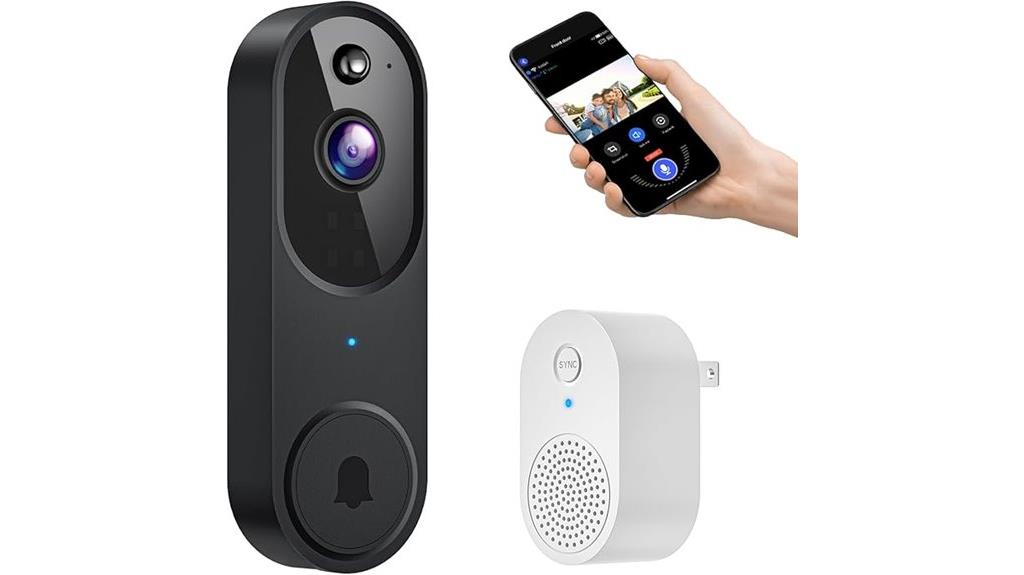 ai enabled night vision doorbell