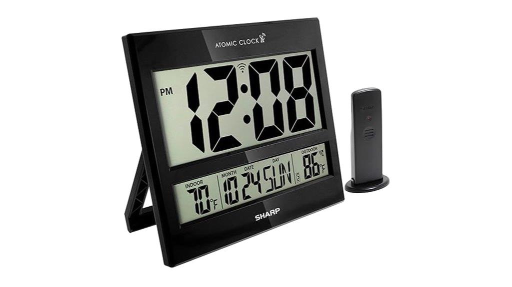 atomic clock with sensor