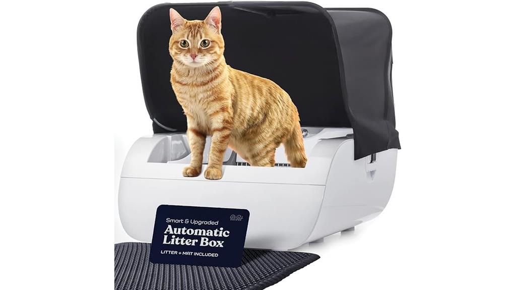 automatic litter box with odor control