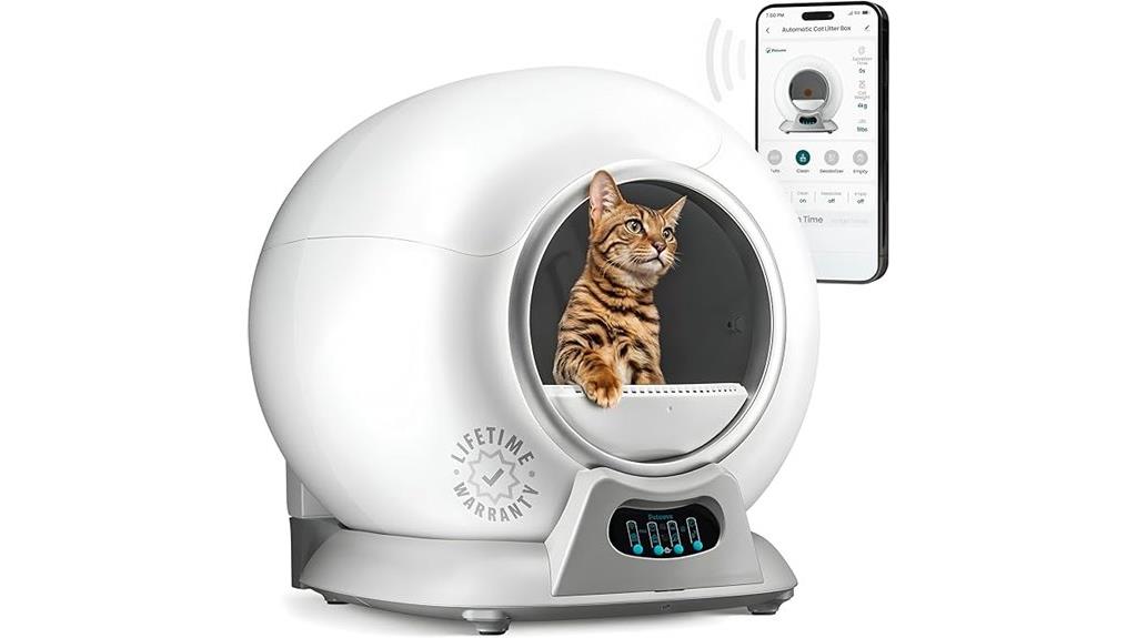 automatic sensor controlled litter box