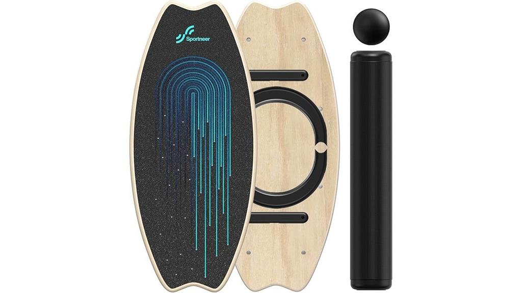 balance board with accessories