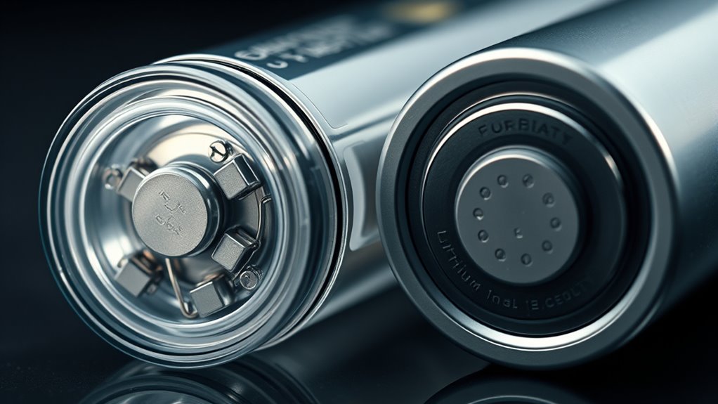 battery component structural differences
