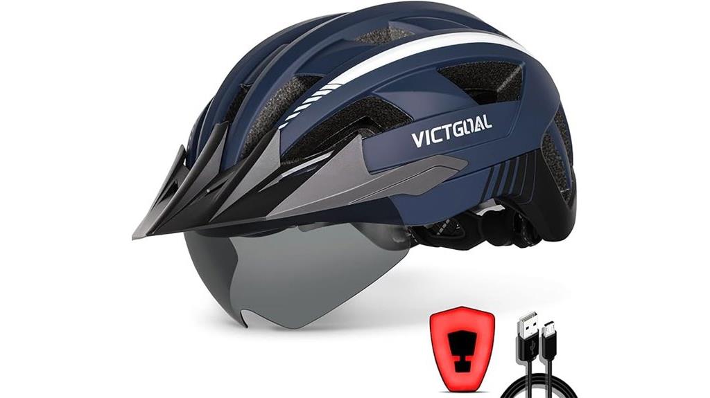 bike helmet with lights