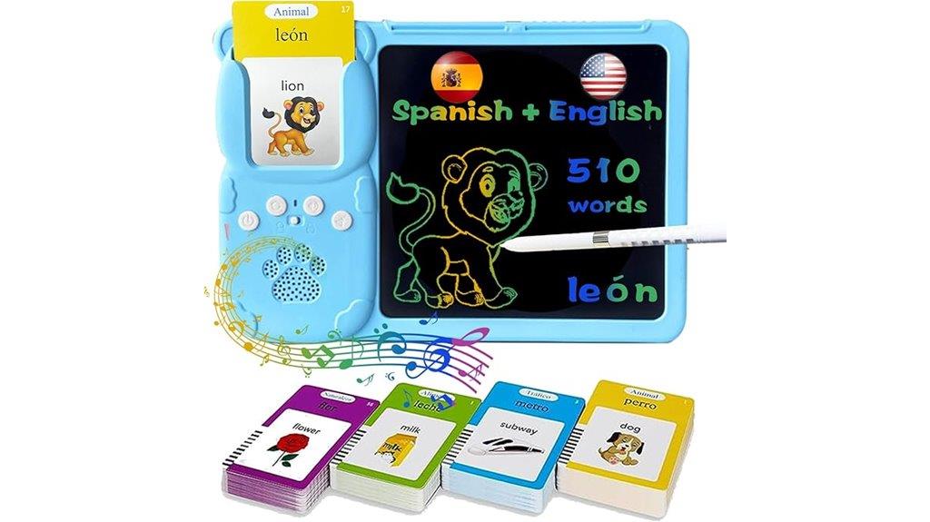 bilingual kids flash cards