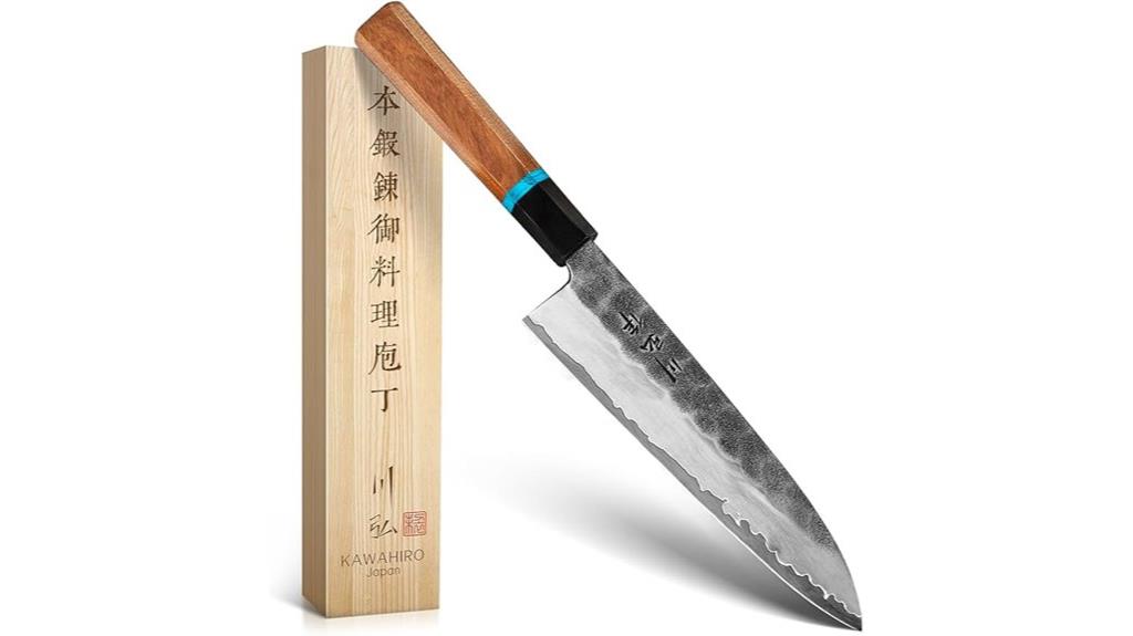 black vg10 forged kitchen knife