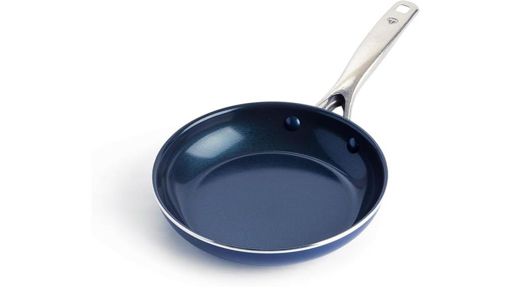 blue diamond 8 ceramic pan