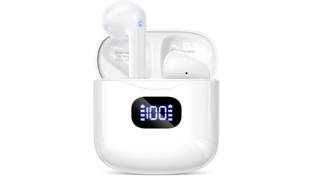 bluetooth 5 3 earbuds with case