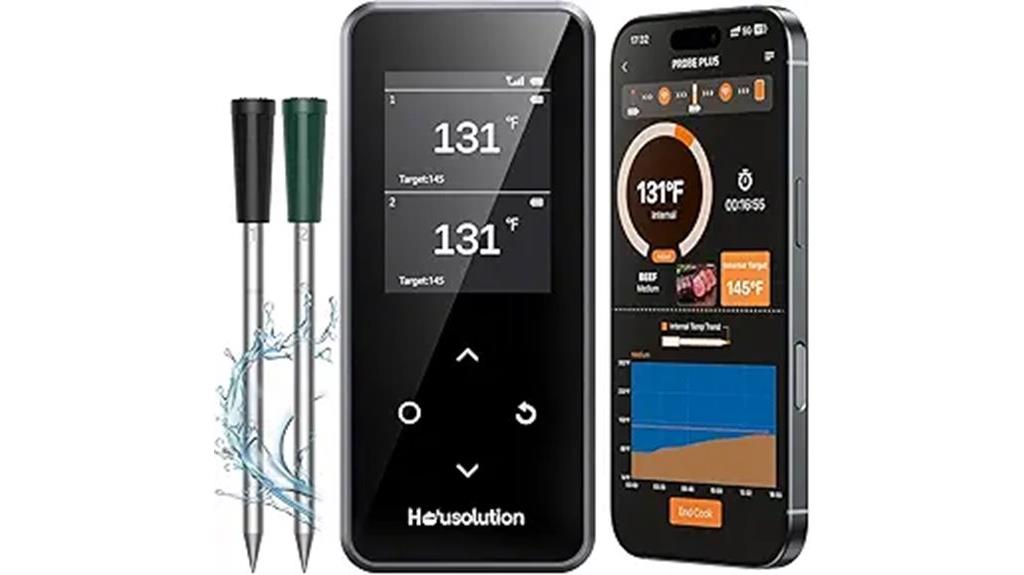 bluetooth meat thermometer with app
