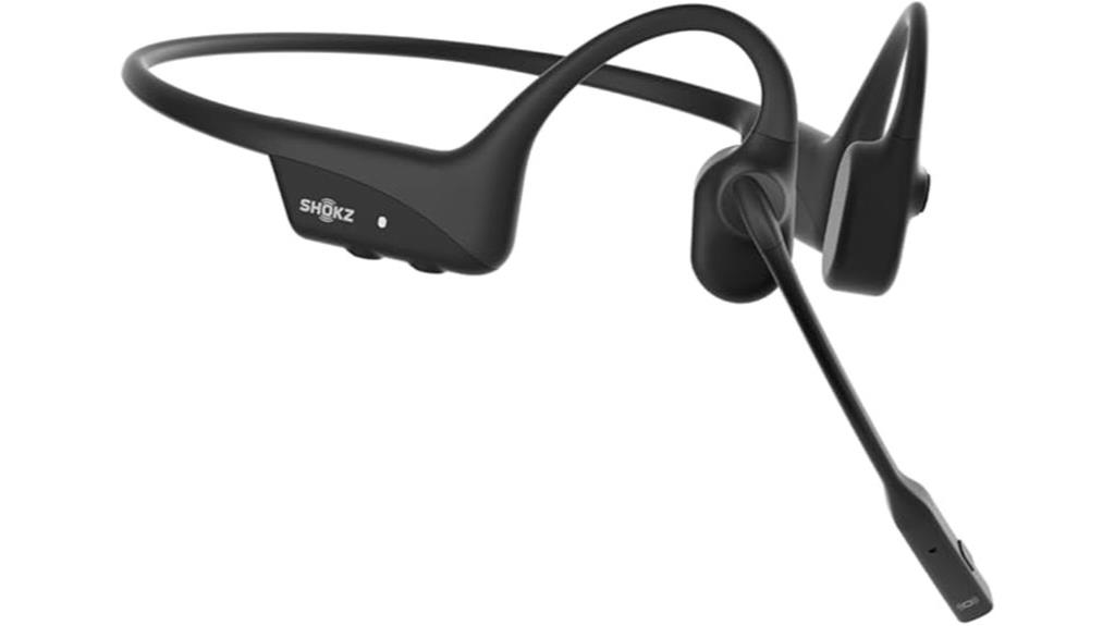 bone conduction headphones with microphone
