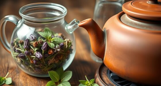 brewing herbal infusions and decoctions