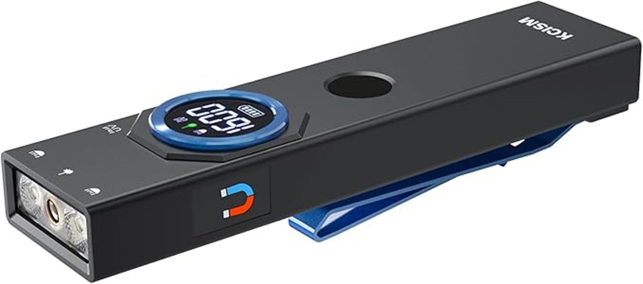 bright rechargeable multi source flashlight