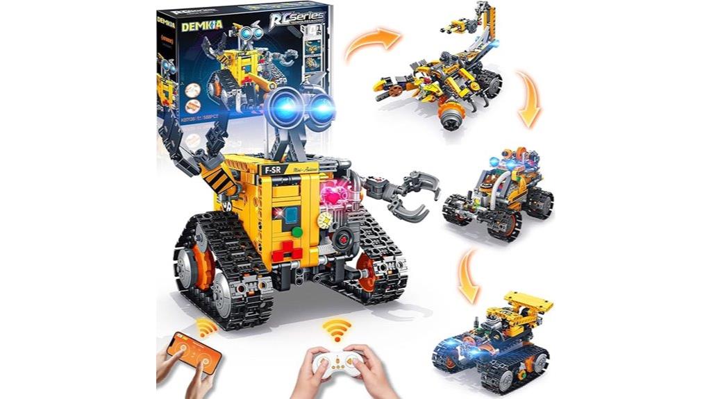 building robot toy set
