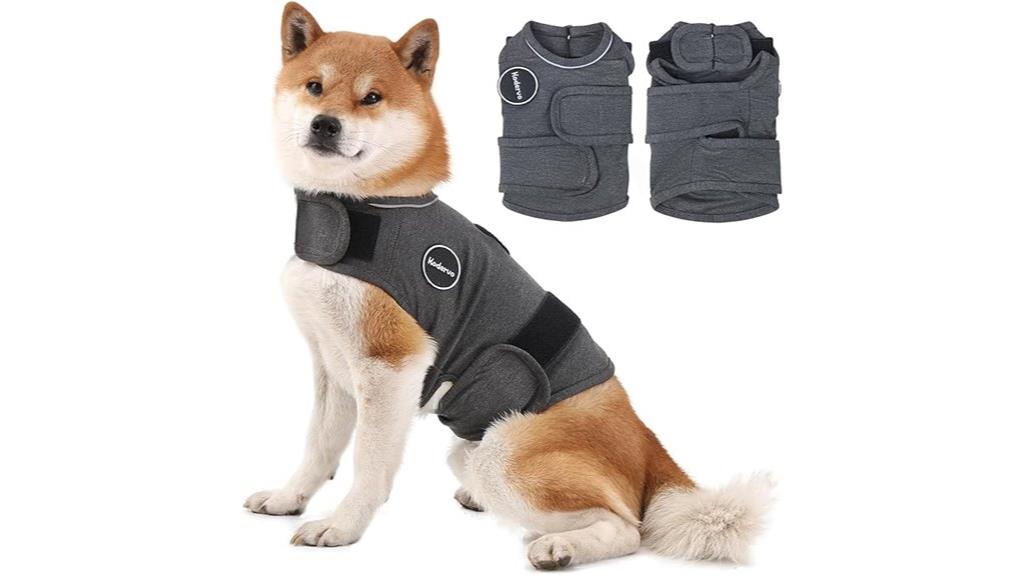 calming thunderfire dog coat